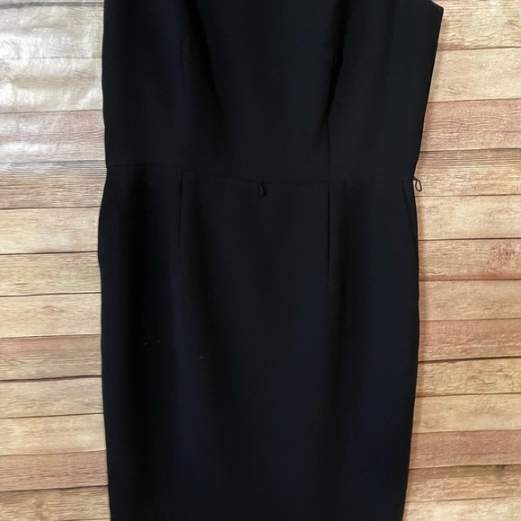 Calvin Klein Women’s Retro Style Black Crepe Cocktail Dress Size: 8 - Picture 2 of 8